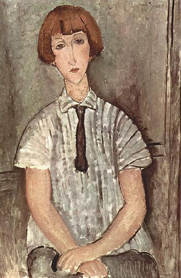 Amedeo Modigliani Madchen mit Bluse